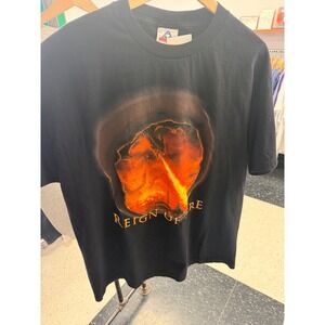Reign of Fire Movie T Shirt Black XL Fight Fire With Fire Graphic Tee